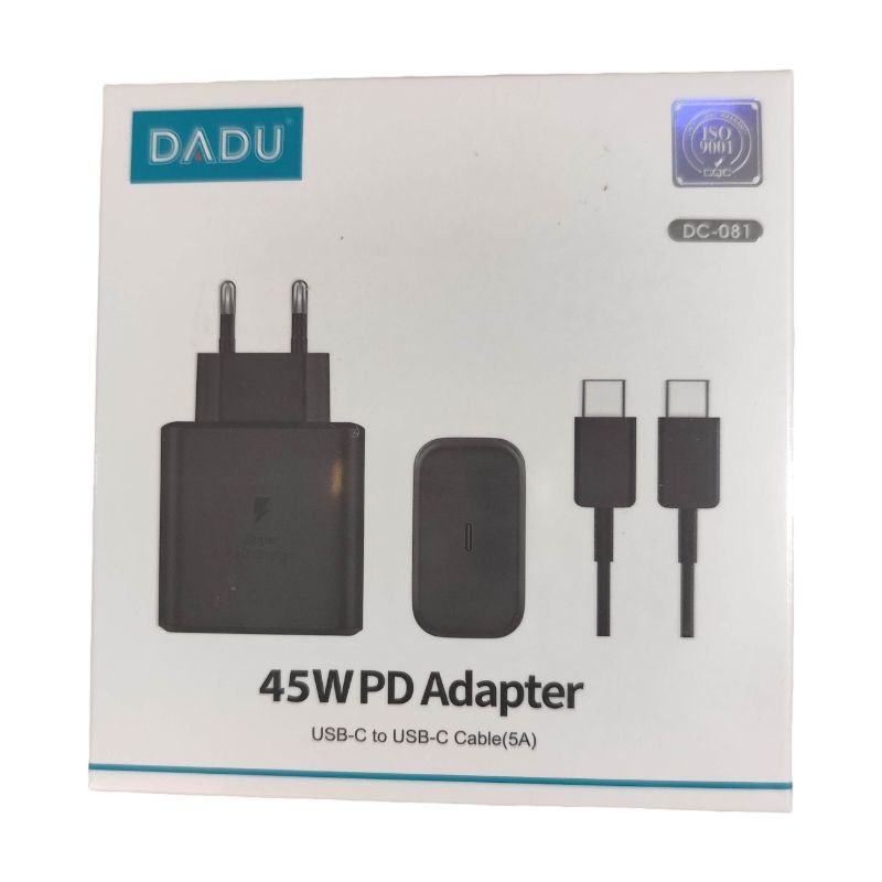 شارژر دیواری 45 وات دادو DADU مدل DC-081 به همراه کابل تبدیل USB-C