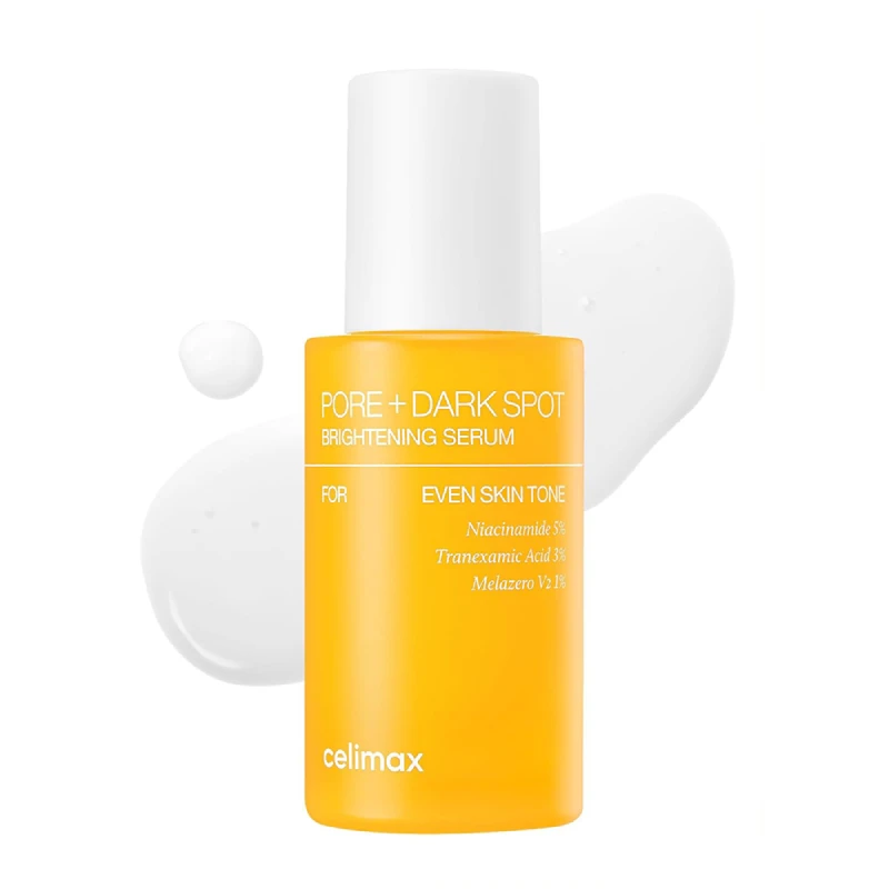 سرم ضد لک و کنترل کننده منافذ سلیمکس Celimax مدل Pore + Dark Spot Brightening Serum حجم 30 میل